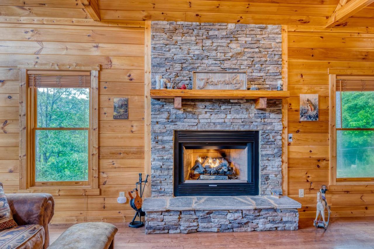 Trout N' About Your Blue Ridge Mountains Retreat, Hot Tub + Game Room! Эллиджей Экстерьер фото